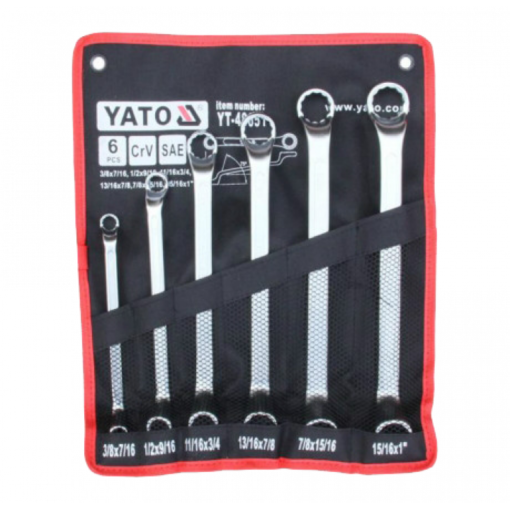 Bộ cờ lê 2 đầu tròng 6PCS Yato YT-48651