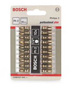 Bộ mũi vặn vít bake 10 mũi 65mm Bosch UG 042