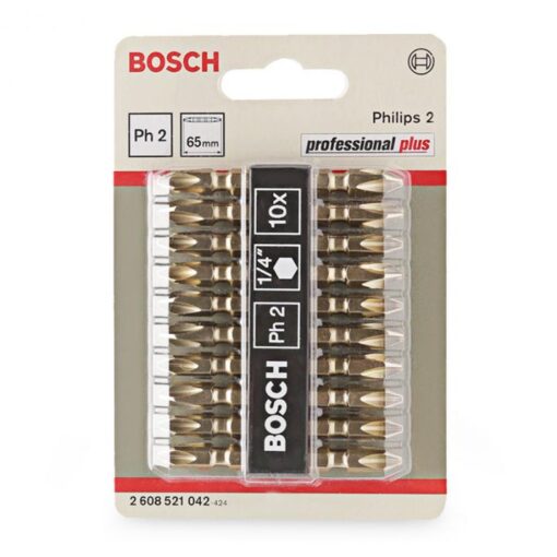 Bộ mũi vặn vít bake 10 mũi 65mm Bosch UG 042