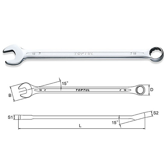 co le vong mieng dai toptul aael1010 10mm