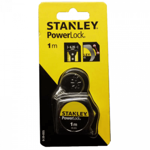 Thước cuốn thép Stanley 39-055 1m POWERLOCK (new)