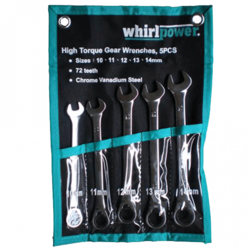 Bộ cờ lê vòng miệng tự động 5 chi tiết Whirlpower 1244-TV01-0505