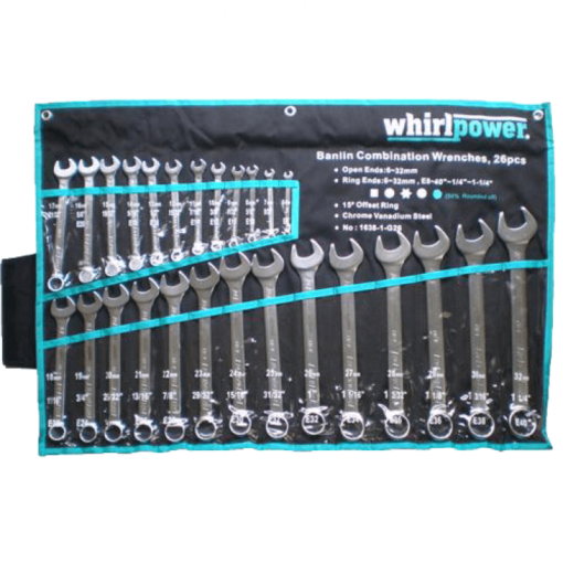 Bộ cờ lê đa năng 26 chi tiết Whirlpower 163-1626