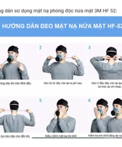 Mặt nạ nửa mặt (M/L) 3M HF-52