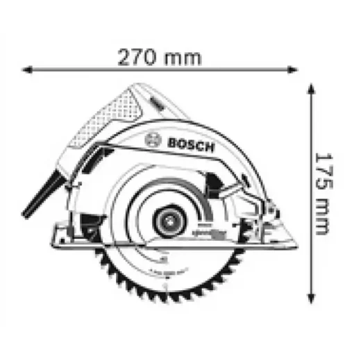 Máy cưa đĩa Bosch GKS 7000 Professional