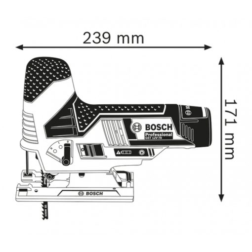 Máy cưa lọng dùng pin Bosch GST 12V-LI (SOLO)