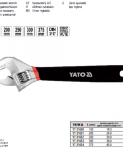 Mỏ lết hệ mét Yato YT-21654