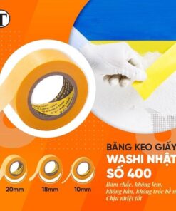 Băng keo giấy washi Nhật Maru-T Ohtsuka WP400 dài 18m