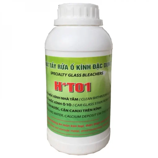 Chất tẩy cặn canxi trên kính H+T01