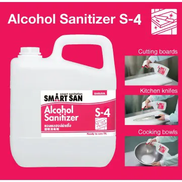 con diet khuan nganh thuc pham smartsan food grade alcohol sanitizer s 4 5l