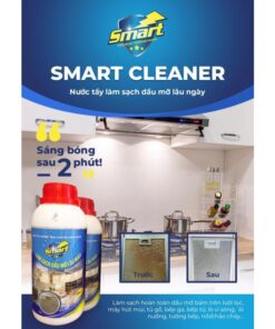 Nước tẩy làm sạch dầu mỡ bếp lâu ngày Smart