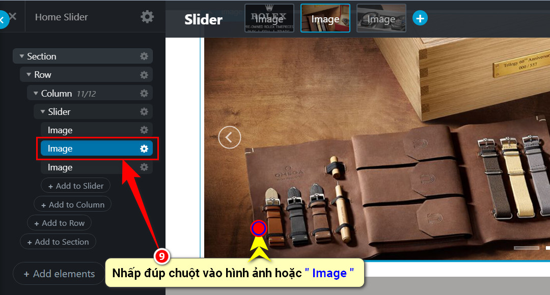 9 nhap chuot vao hinh anh hoac Image de thay the anh tiep theo