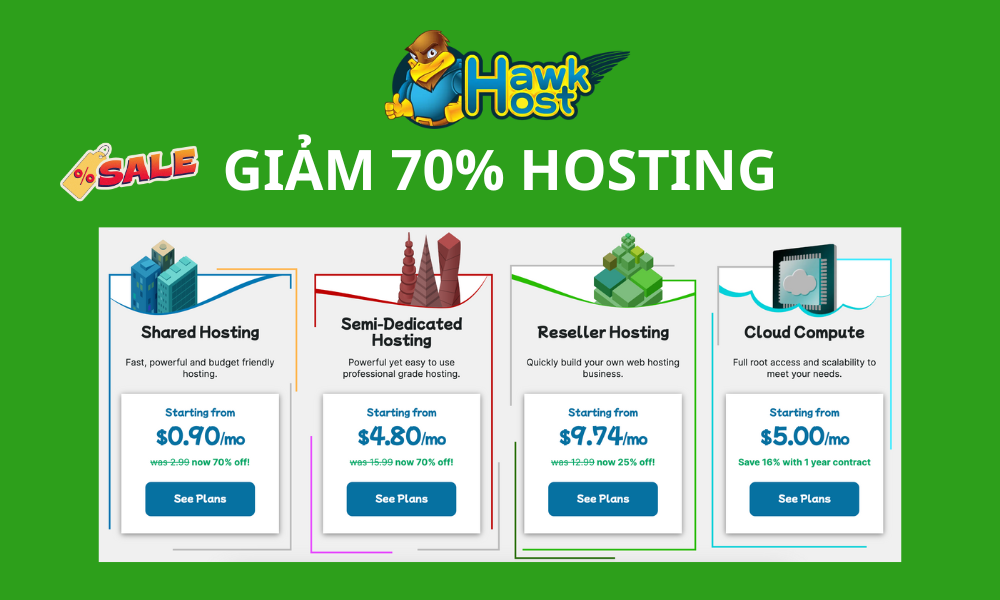 Hawk Host Khuyến Mãi “End of Summer SALE”: Cơ Hội Vàng Sở Hữu Hosting Chất Lượng với Giá Giảm Đến 70%