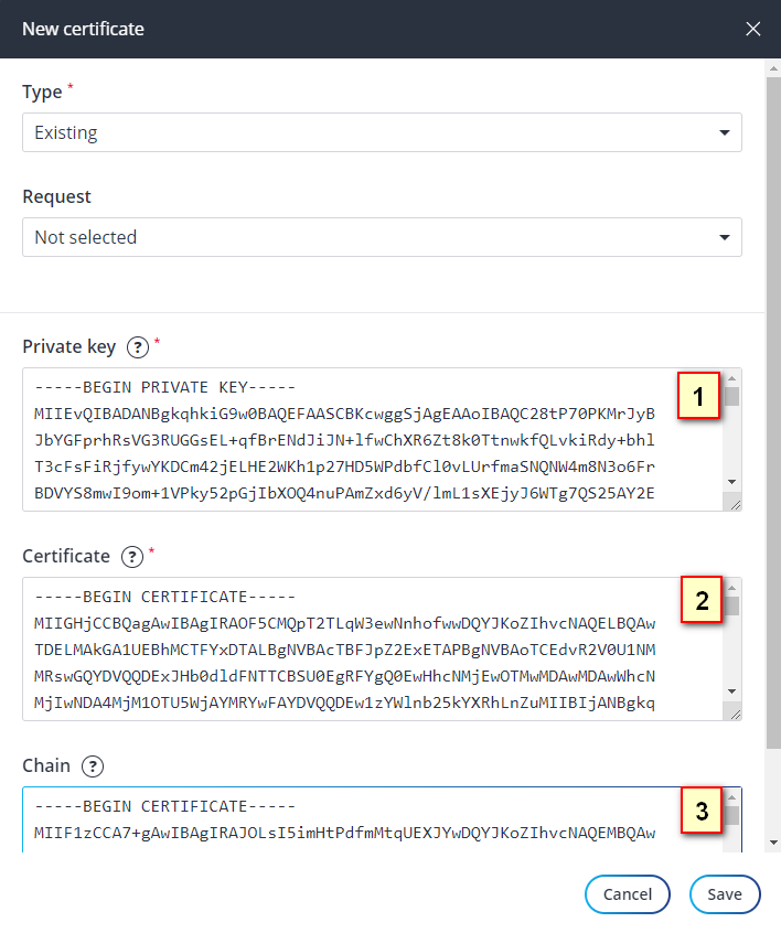 add ssl value 1