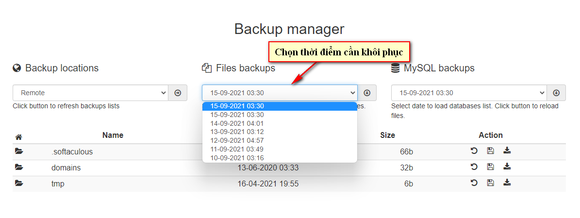 Backup Manager 2