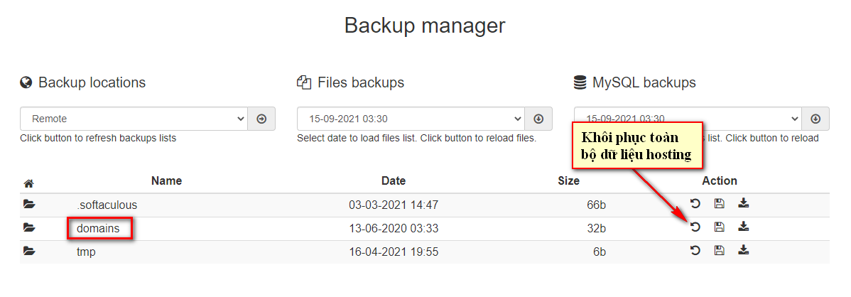 Backup Manager 7