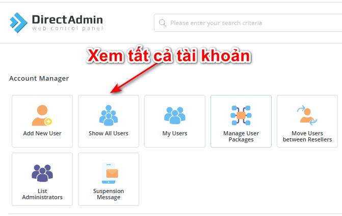 Show All Users
