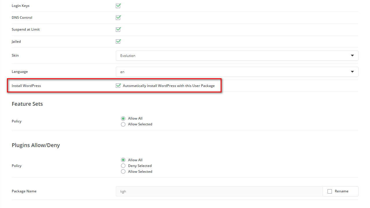 bnixvn doc option for package
