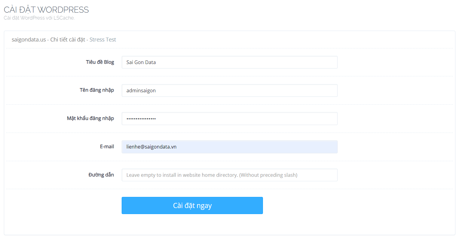 cai dat wp tren cyberpanel 10