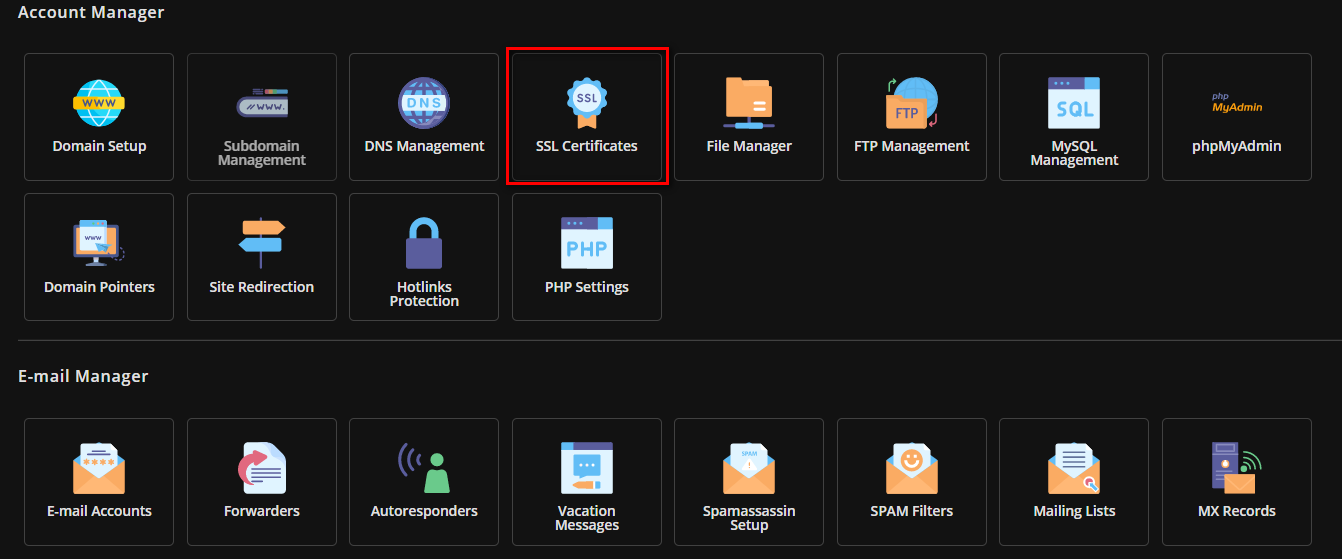 Cai dat zero ssl