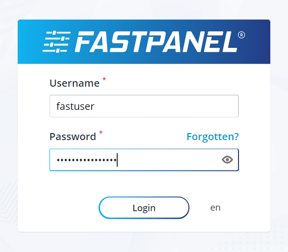 fastpanel 10