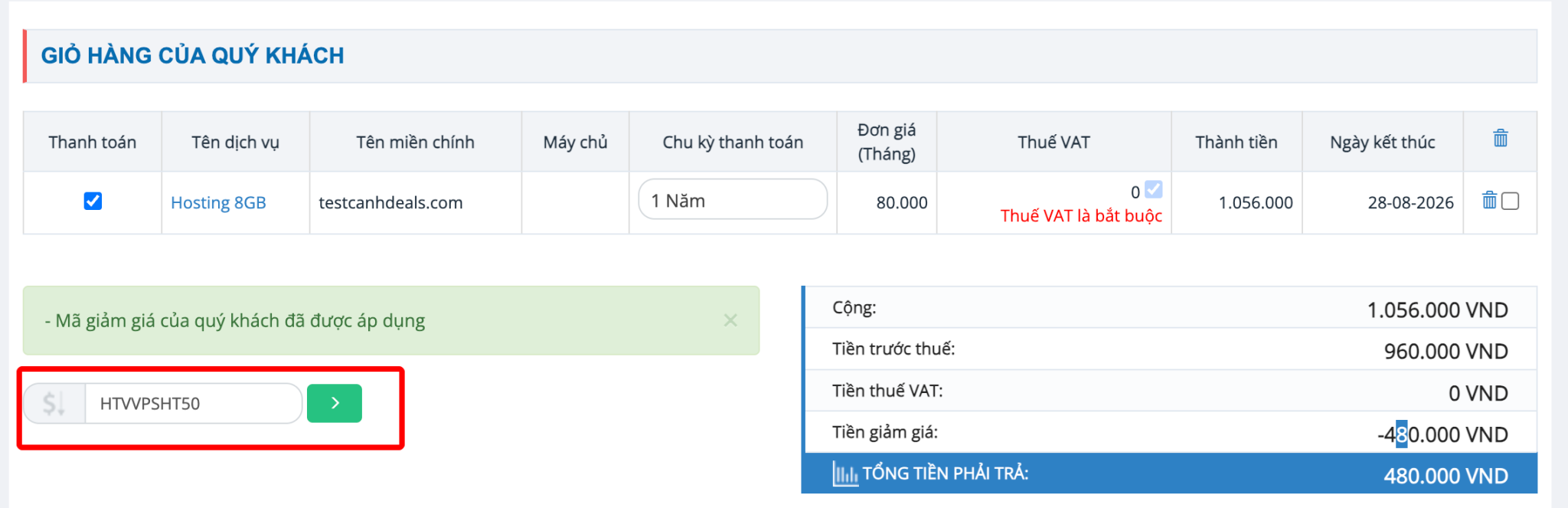 Giảm trọn đời 50% Hosting/VPS từ HostingViet nhân Quốc Khánh 02/09: