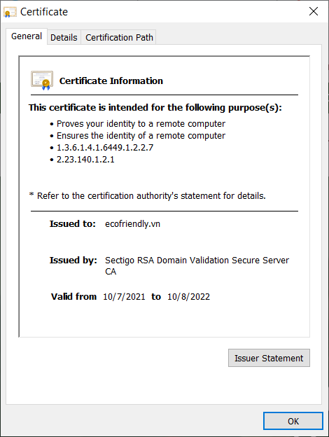 kiem tra chung chi SSL 2