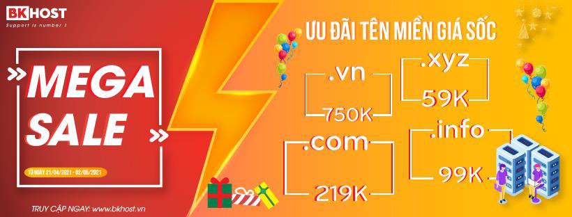 BKHOST Tưng Bừng Khuyến Mãi Quốc Khánh 2/9: Giảm Sốc Đến 50% Toàn Bộ Dịch Vụ!