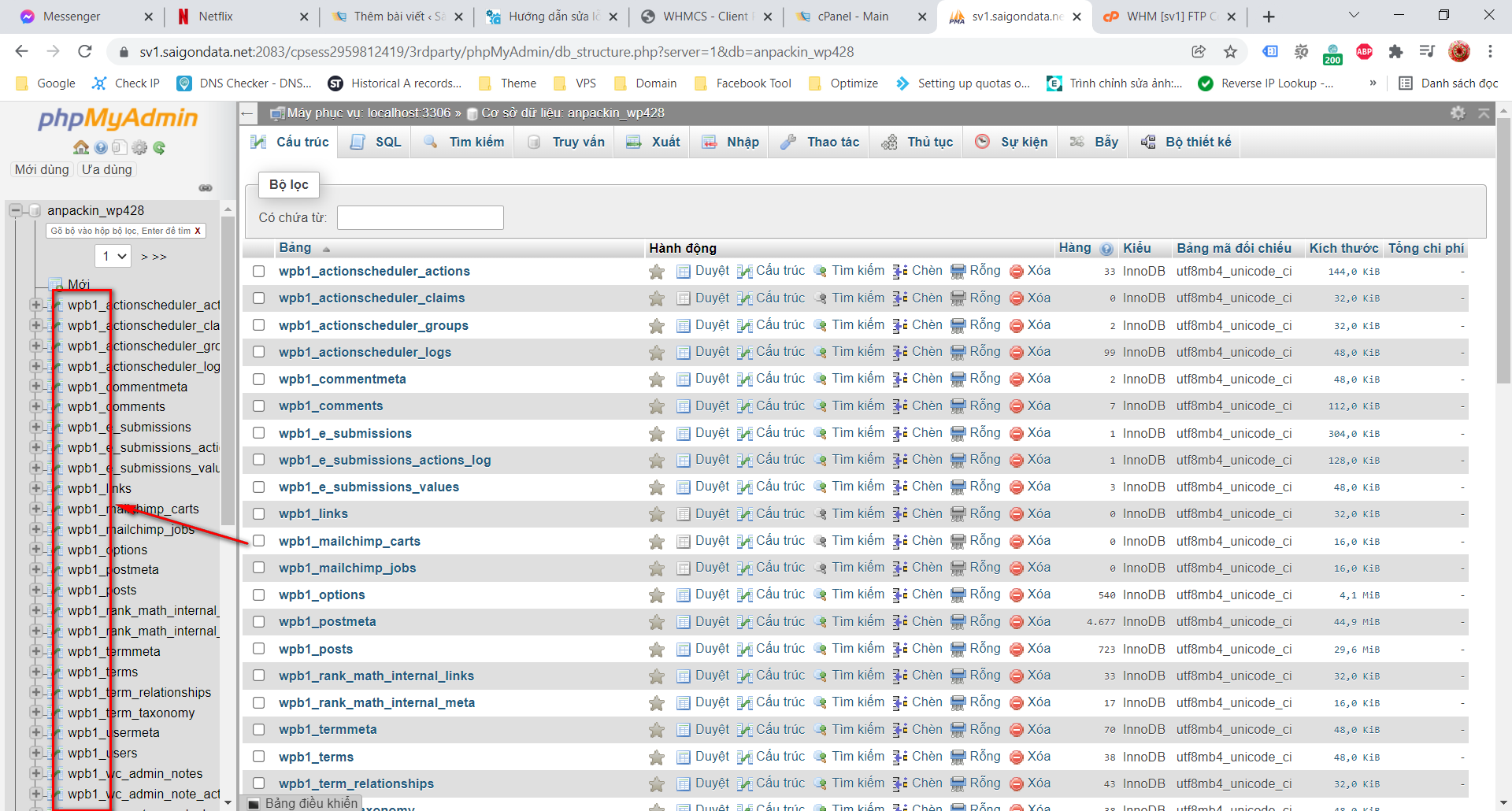 Hướng dẫn sửa lỗi “Sorry, You Are Not Allowed to Access This Page” trên WordPress 20 phpmyadmin