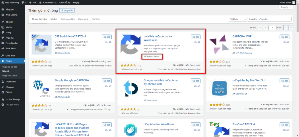 sai gon data cai dat plugin 2