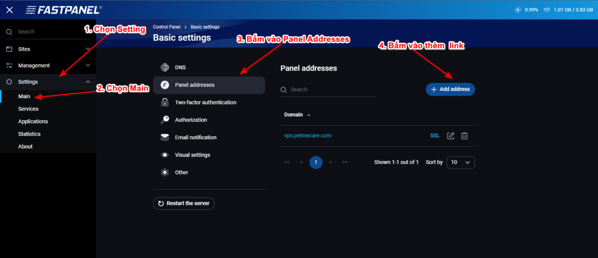 sai gon data fastpanel url login panel