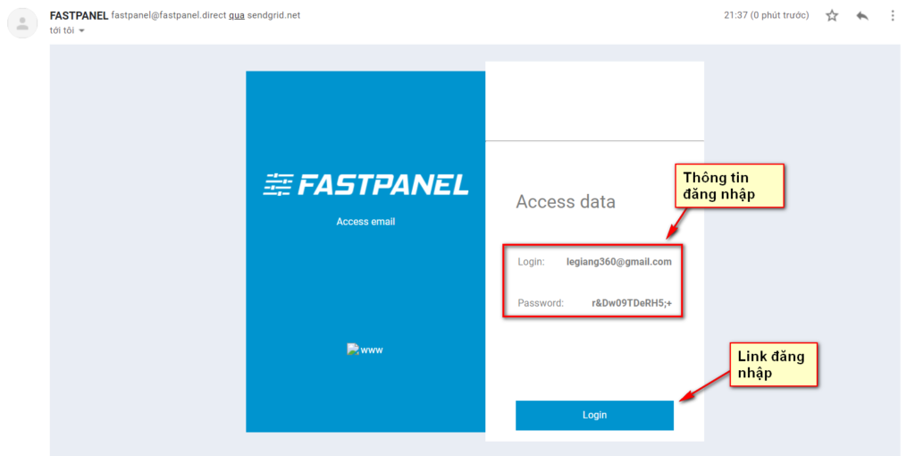 thêm user fastpanel