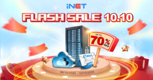 Ngày Đôi 10/10 Khủng: iNET Tung Ưu Đãi Hosting Giảm Sốc Đến 70%