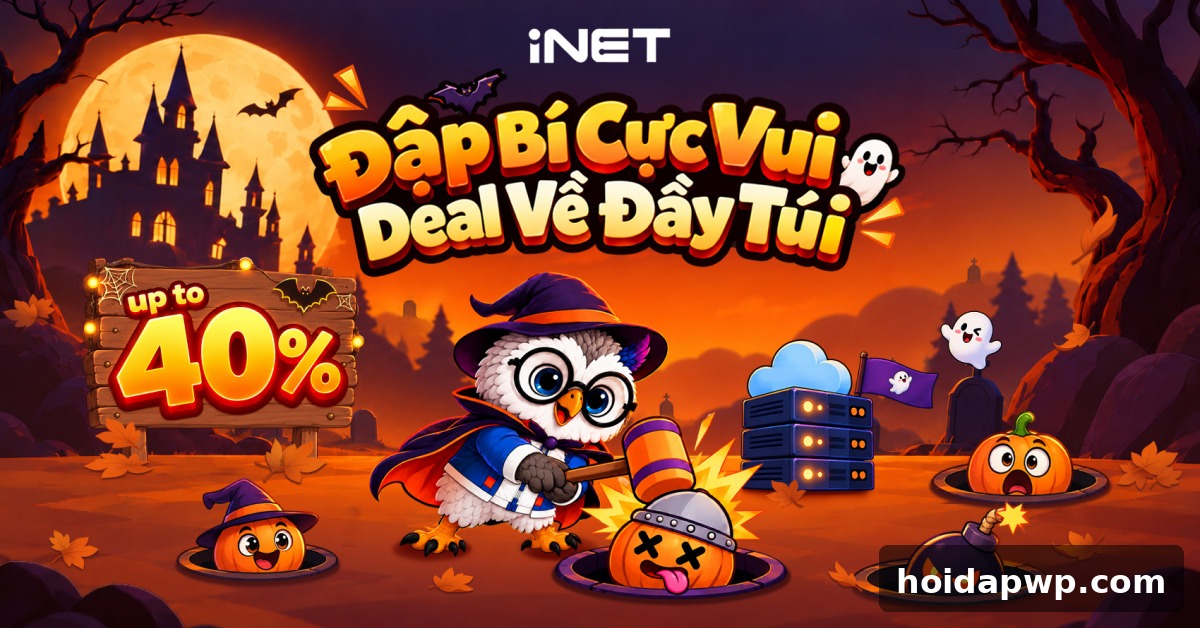 🎃 iNET Halloween 2026: Đập bí săn deal — voucher giảm đến 40% Hosting, Cloud Server