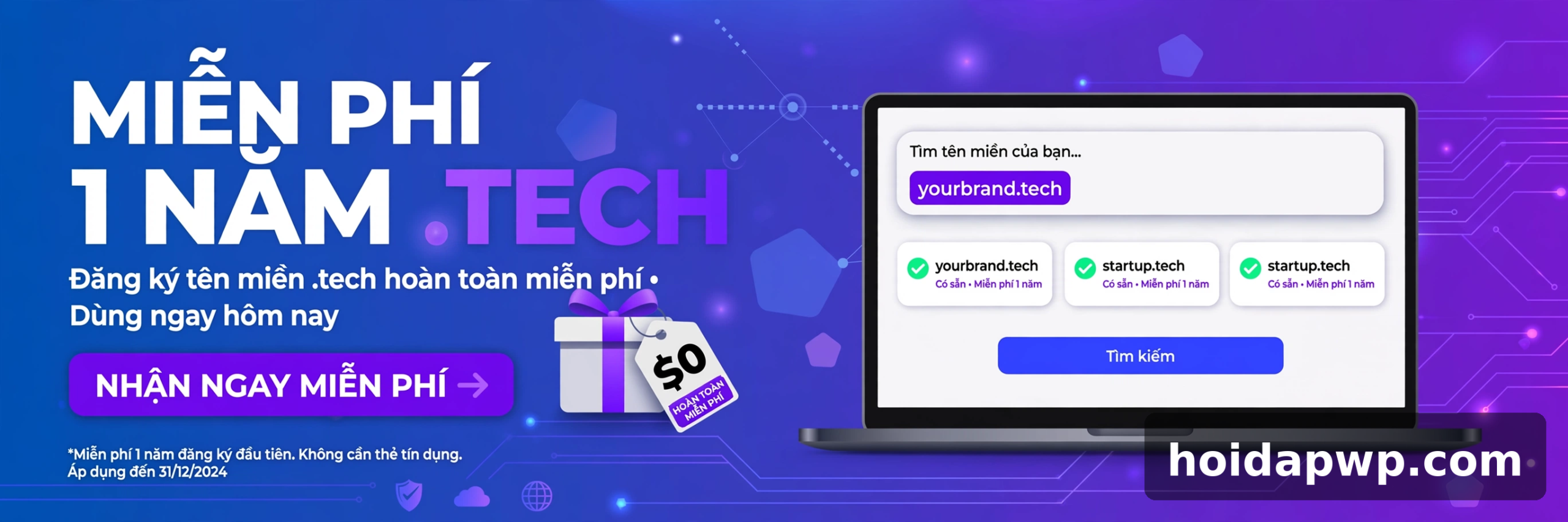 🎁 Miễn phí 1 năm tên miền .tech với mã hacktoberfestd0b8o5 — hướng dẫn nhận 10/2026